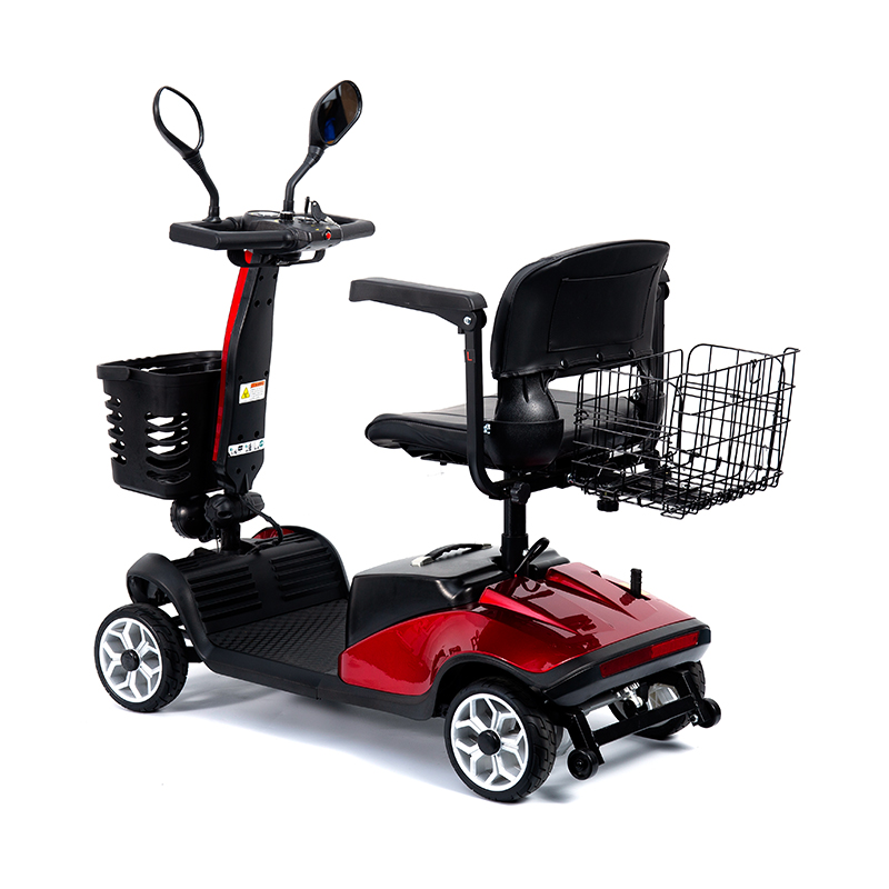 YL-07T Skuter Mobiliti Berkuasa Elektrik Boleh Dilipat 4 Roda Mudah Alih