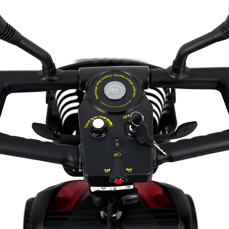 YL-07T Skuter Mobiliti Berkuasa Elektrik Boleh Dilipat 4 Roda Mudah Alih