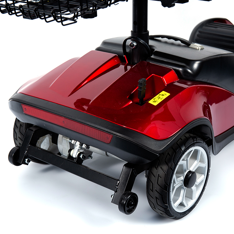 YL-07T Skuter Mobiliti Berkuasa Elektrik Boleh Dilipat 4 Roda Mudah Alih