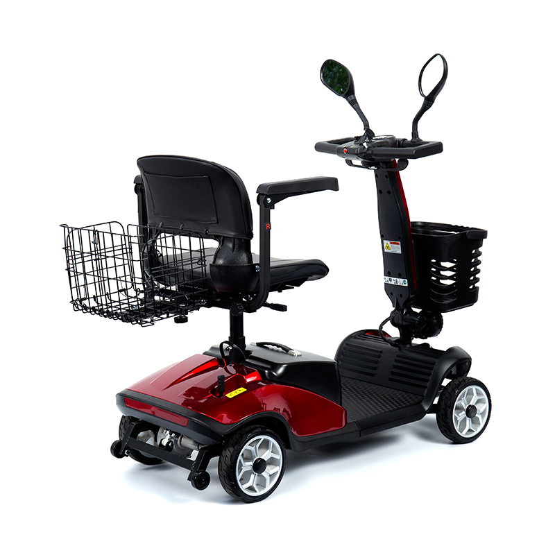 YL-07T Skuter Mobiliti Berkuasa Elektrik Boleh Dilipat 4 Roda Mudah Alih