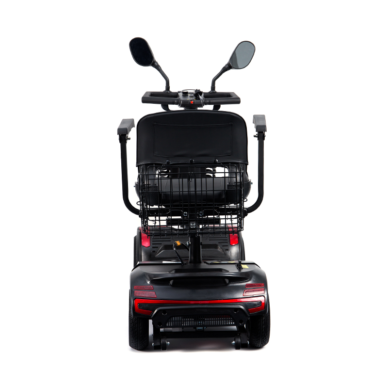 Skuter Mobiliti Bermotor Lipat Mudah Alih YL-01S 4 Roda untuk Warga Emas