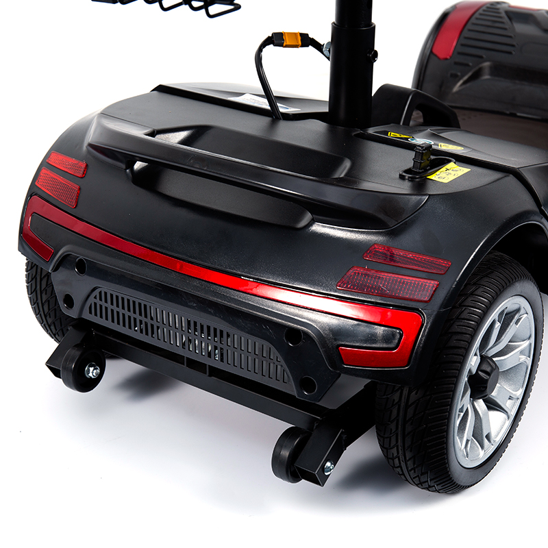 Skuter Mobiliti Bermotor Lipat Mudah Alih YL-01S 4 Roda untuk Warga Emas