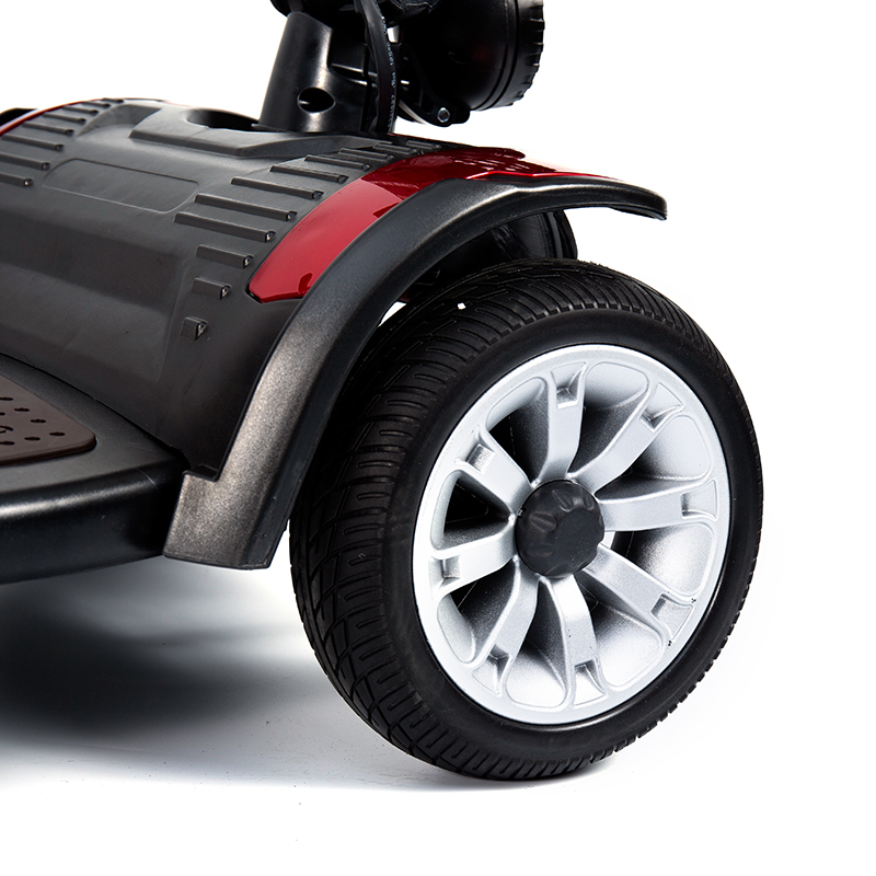 Skuter Mobiliti Bermotor Lipat Mudah Alih YL-01S 4 Roda untuk Warga Emas