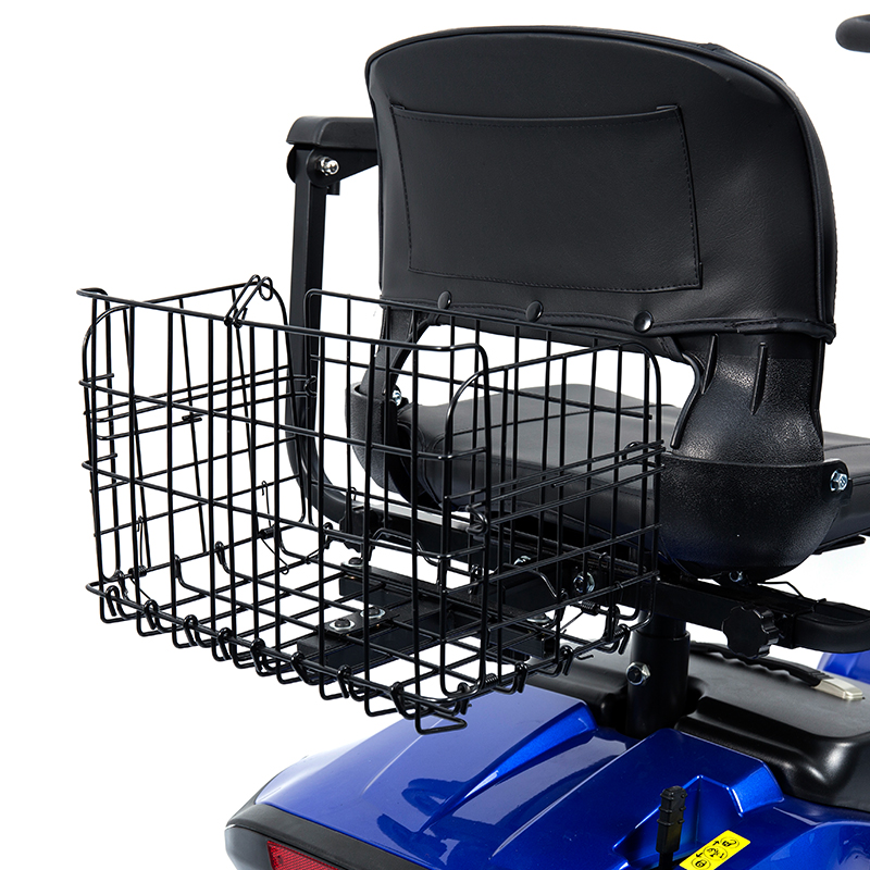 YL-09B Skuter Mobiliti Ringan 4 Roda Lipat dengan Bakul