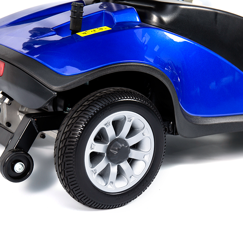 YL-09B Skuter Mobiliti Ringan 4 Roda Lipat dengan Bakul