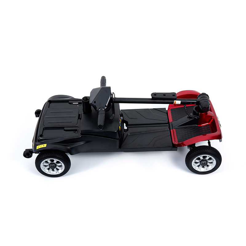 YL-02 Skuter Mobiliti 4 Roda Ringan untuk Warga Emas, Menampilkan Tempat Duduk Pusing 360°