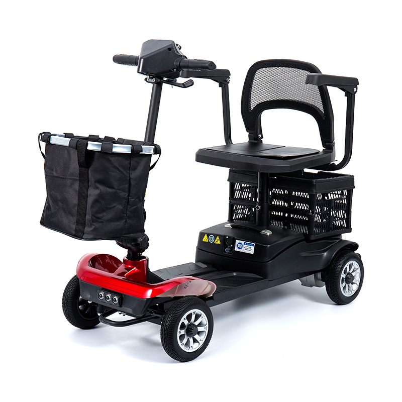 YL-02 Skuter Mobiliti 4 Roda Ringan untuk Warga Emas, Menampilkan Tempat Duduk Pusing 360°