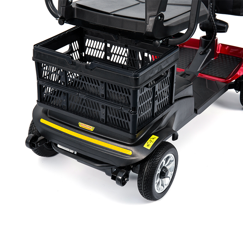 YL-02 Skuter Mobiliti 4 Roda Ringan untuk Warga Emas, Menampilkan Tempat Duduk Pusing 360°