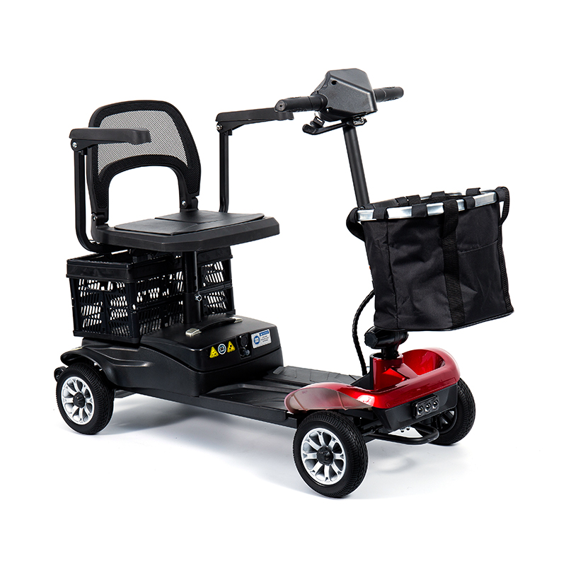 YL-02 Skuter Mobiliti 4 Roda Ringan untuk Warga Emas, Menampilkan Tempat Duduk Pusing 360°