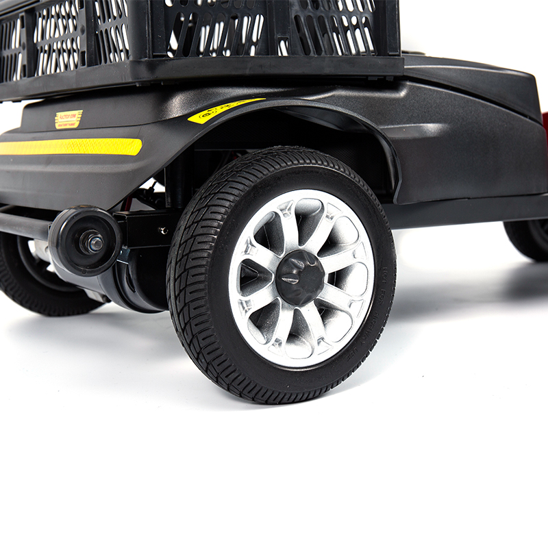 YL-02 Skuter Mobiliti 4 Roda Ringan untuk Warga Emas, Menampilkan Tempat Duduk Pusing 360°