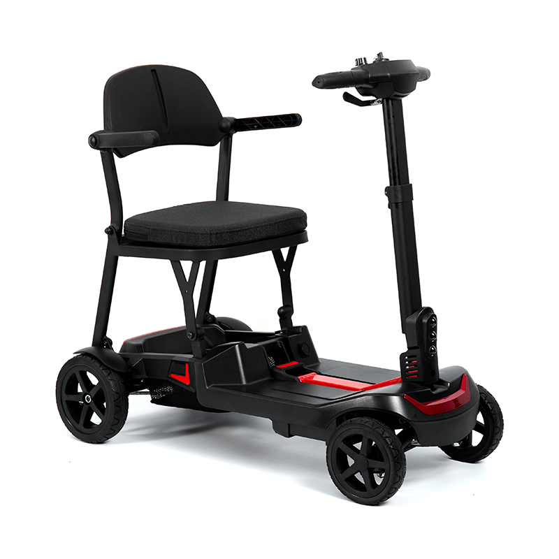 YL-985S 4 Roda Ringan Mudah Alih Lipat Perjalanan Skuter Berkuasa Elektrik